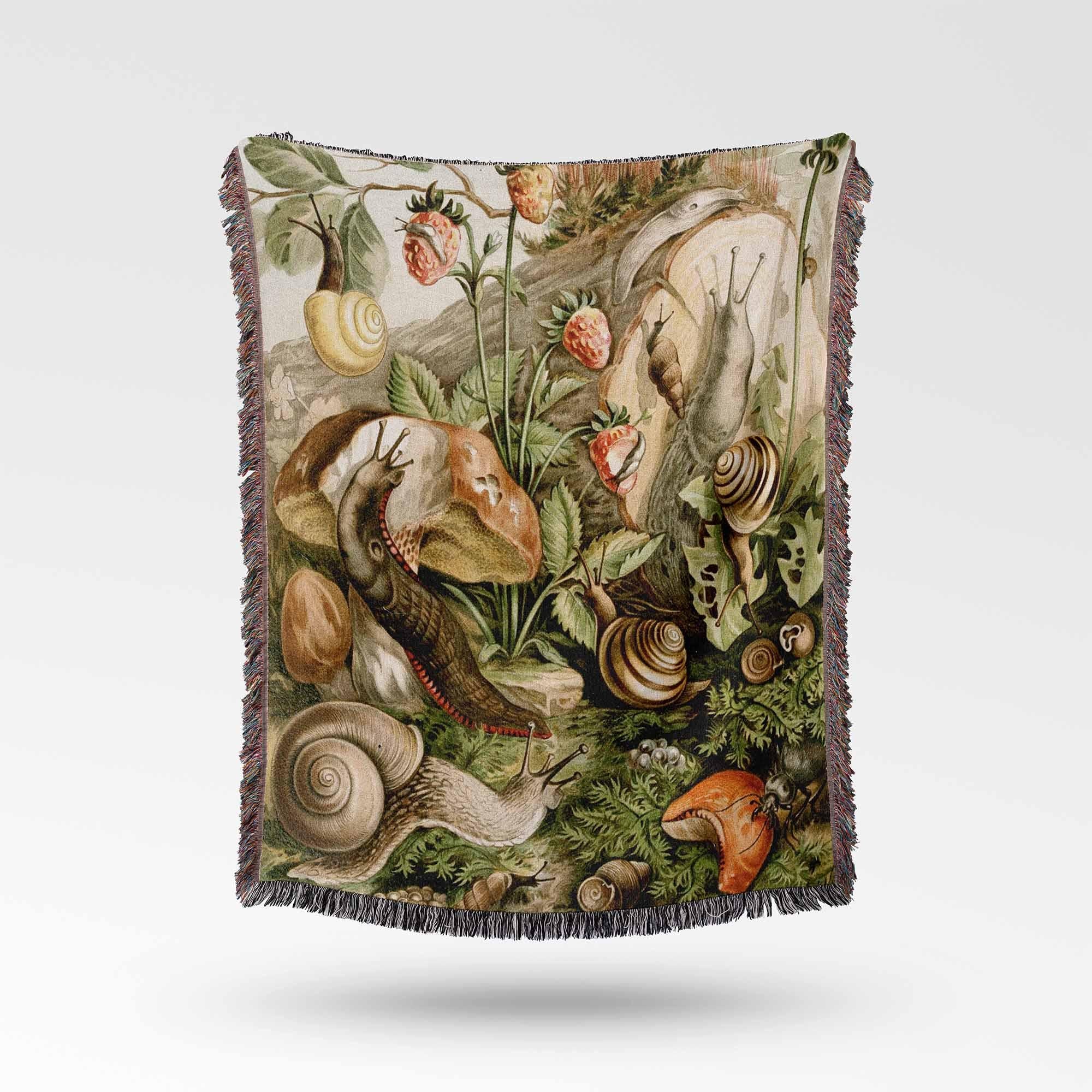Snails and Strawberries Blanket