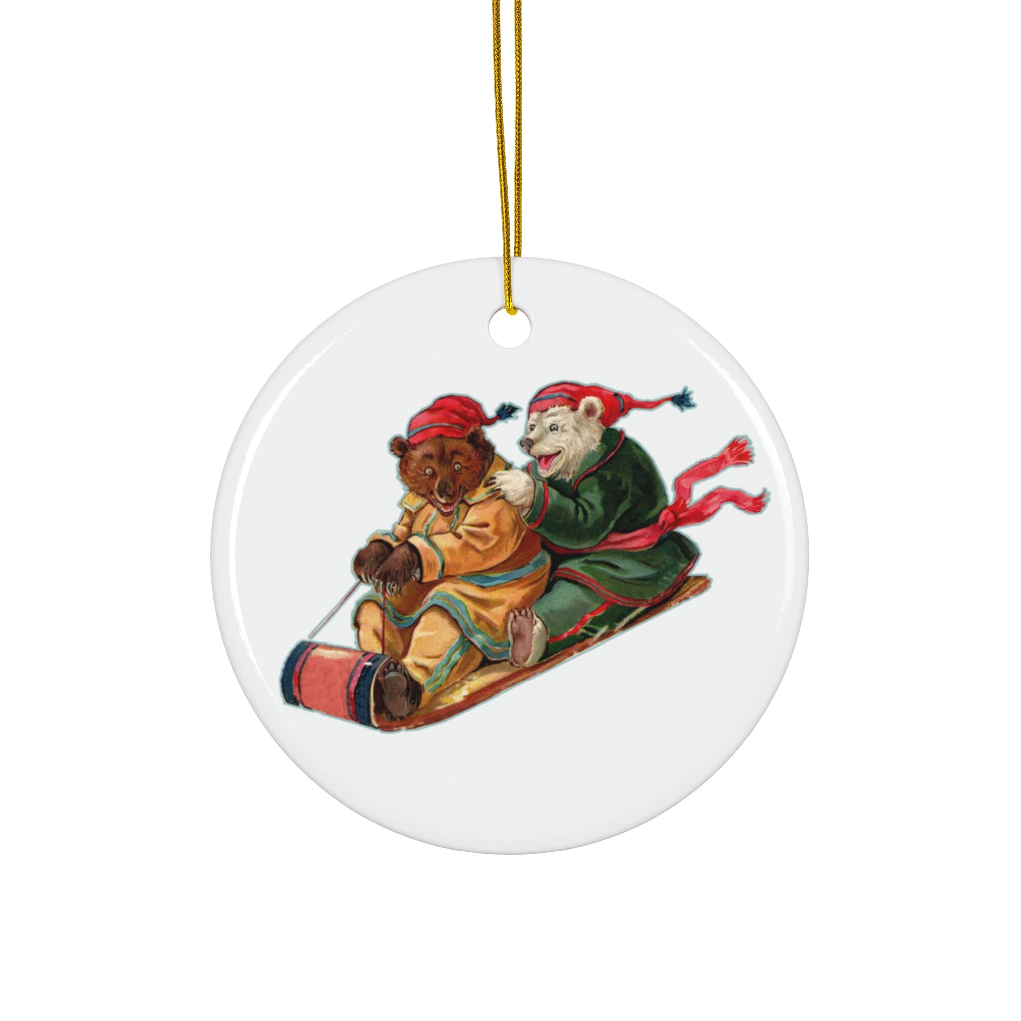 Beary Gay Christmas Ornaments - Single or Set of 3 Yuletide Holiday Decor