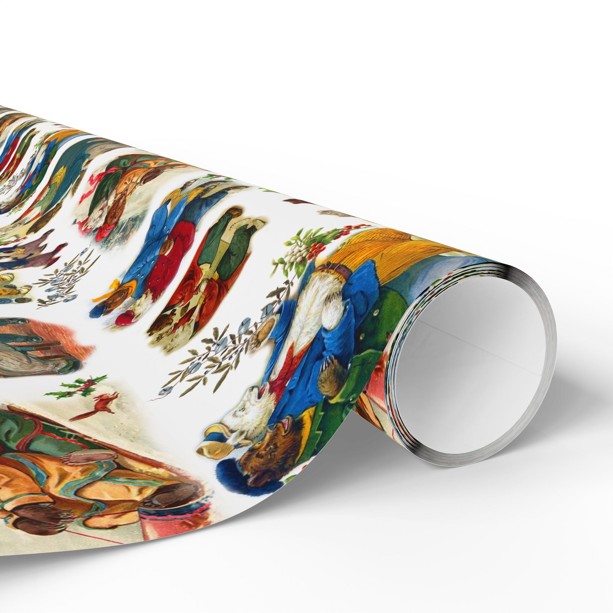Beary Gay Holiday Gift Wrapping Paper