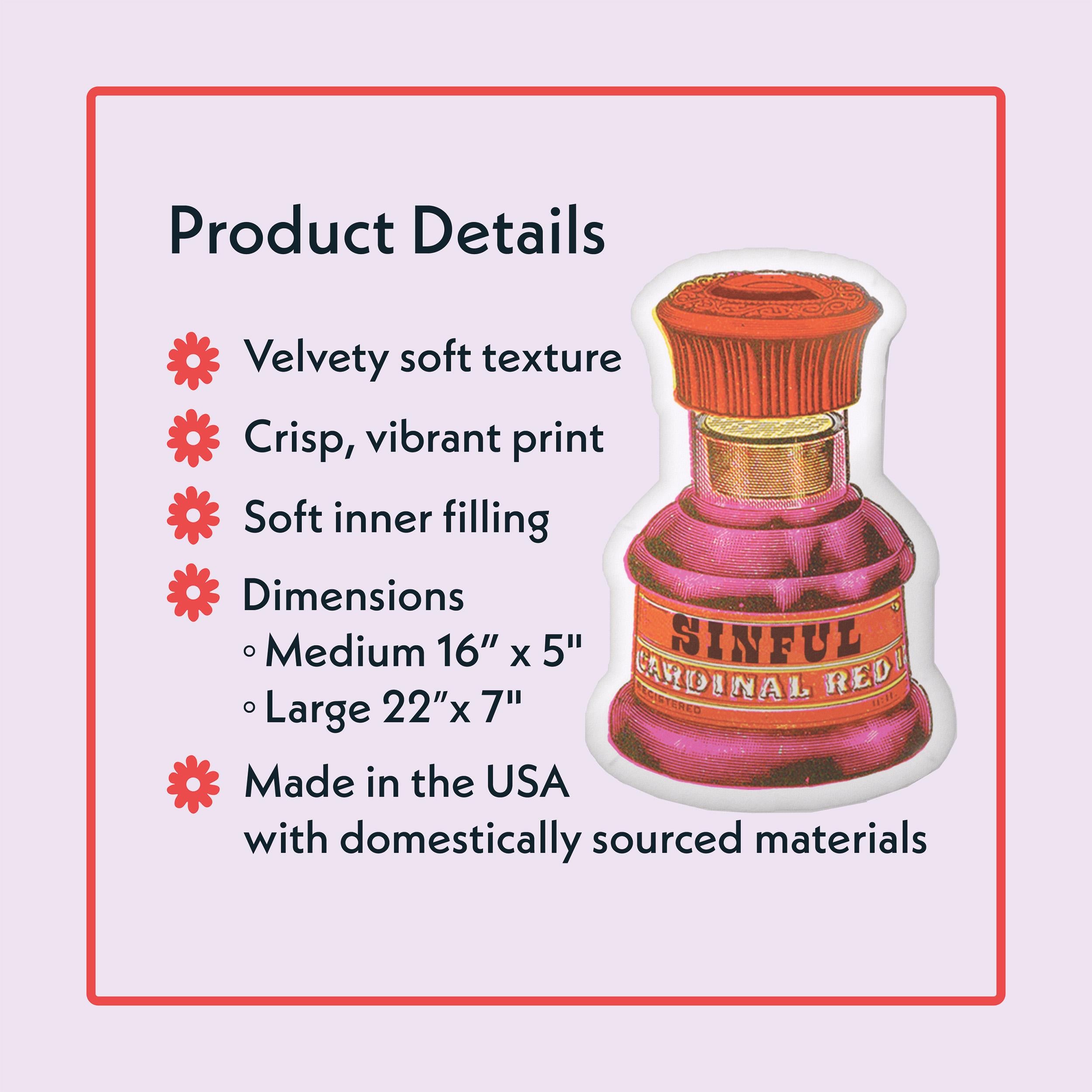 Perfume Bottle Throw Pillow