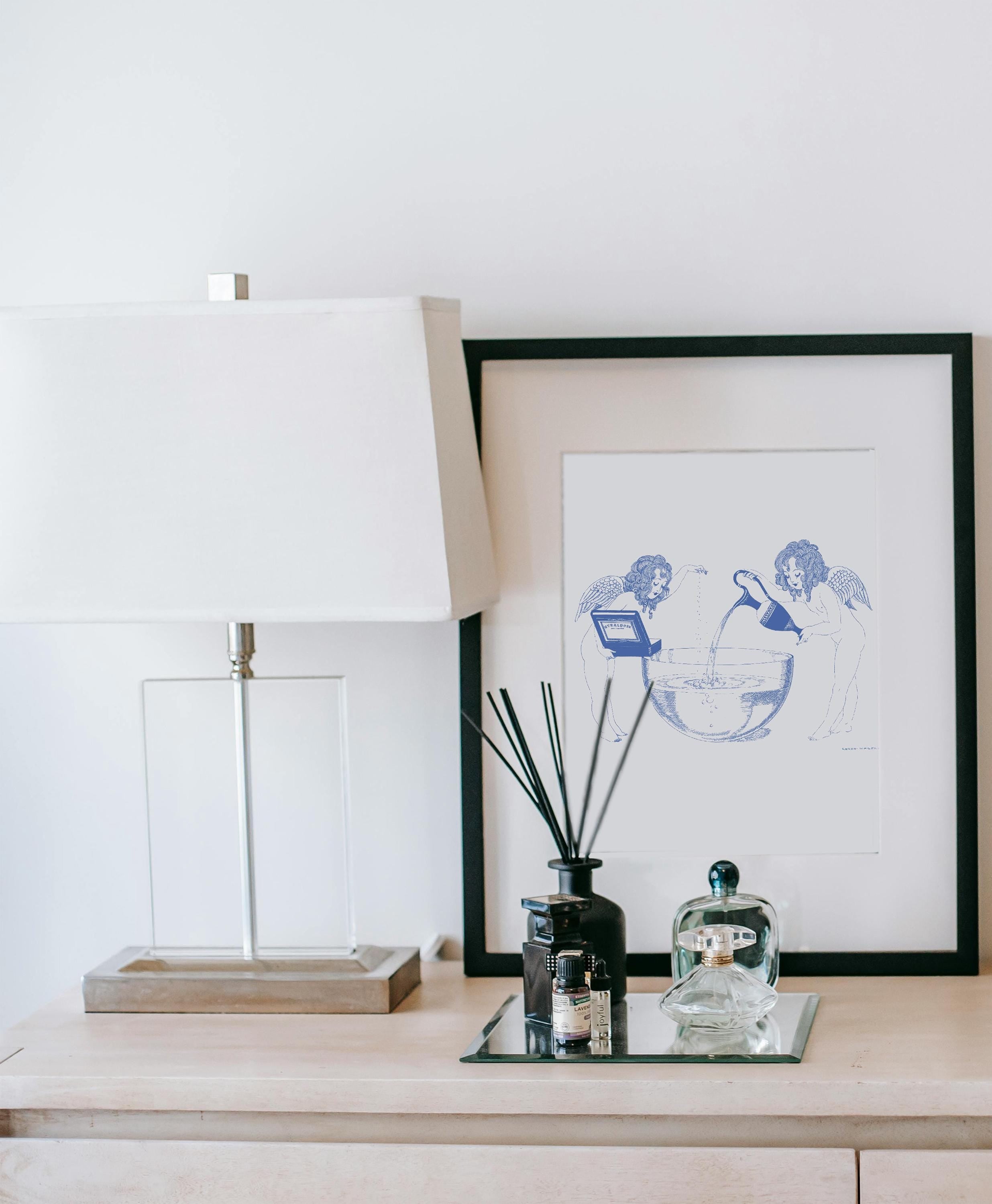 Cherubs with Greek Pitcher Art Print