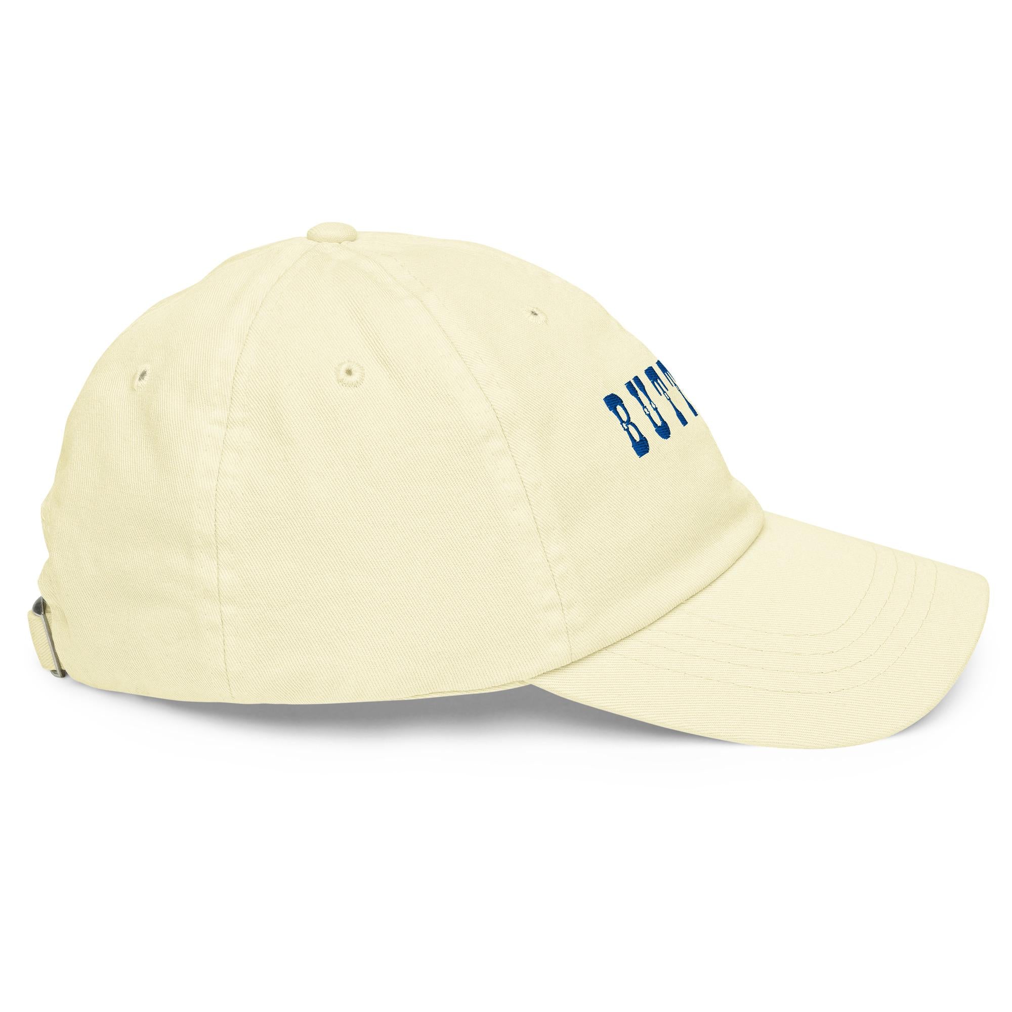 Embroidered Butter Baseball Hat